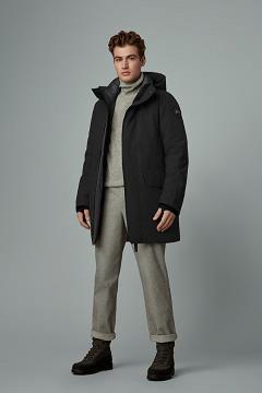Chamarras Canada Goose Hombre Mexico - Brockton Abrigos Black Label Negros MZ7861345